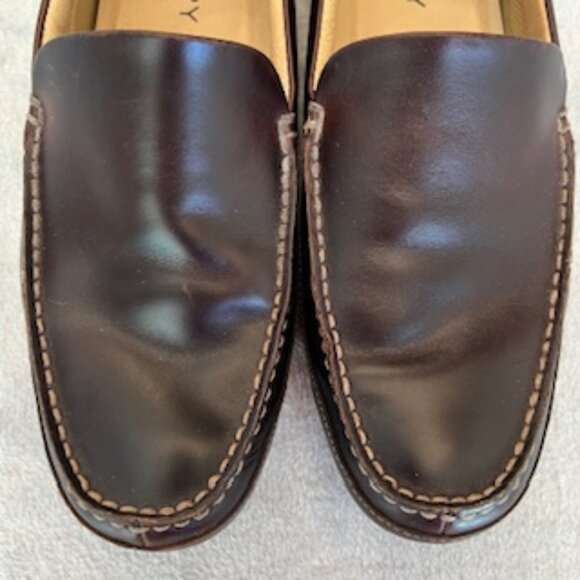 Sperry Top-sider Men\'s Hampden Venetian Sahara Leather Flat Loafer 12 Medium
